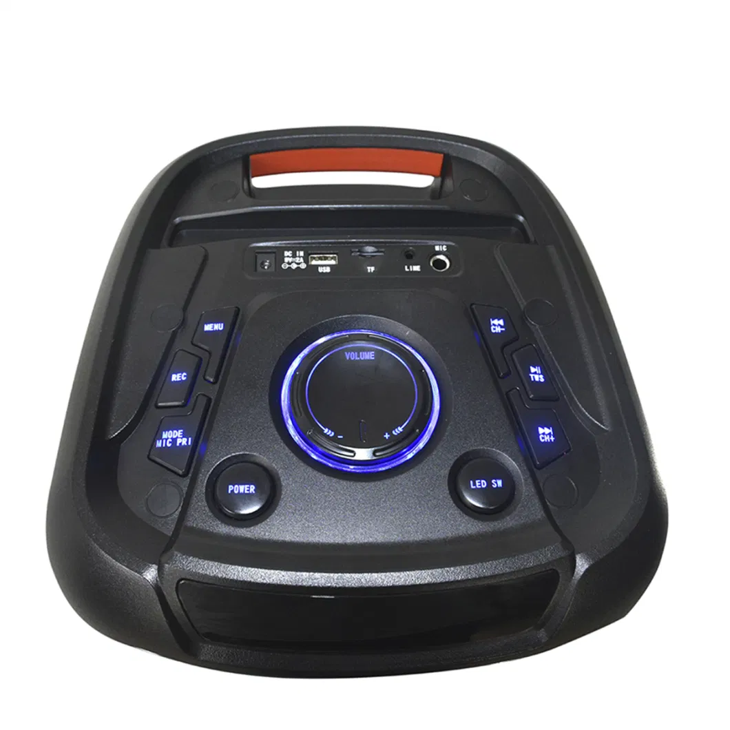 2023 New Arrival Dual 8.5 Inch 20W Audio Box for Karaoke with Attractive Light Bluetooth Wireless Portable Speaker